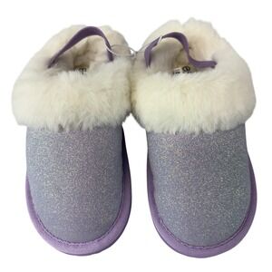 Magellan Outdoors Kids Slippers - Purple and White